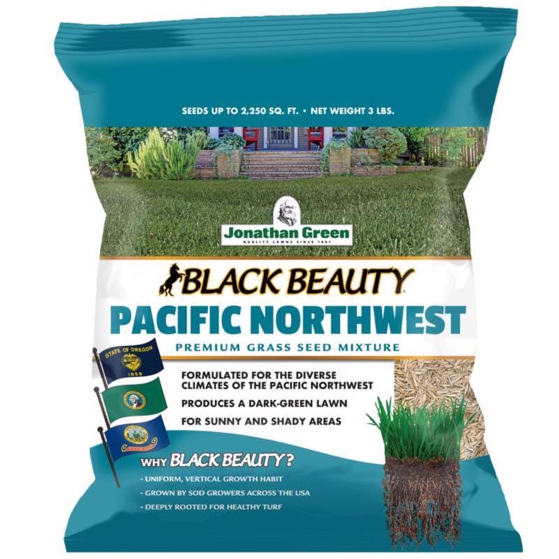 Jonathan Green 10363 Black Beauty Pacific Northwest Mixed Sun or Shade Grass Seed 1 lb