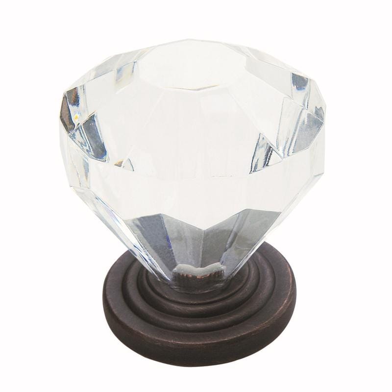 Amerock 14303ORB Traditional Classics Round Cabinet Knob 1-1/4 in. D 1-1/4 in. Oil Rubbed Bronze 1 pk