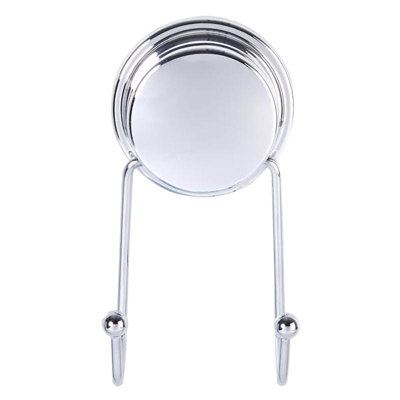 Better Living 13821 Stick N Lock Plus 4.33 in. H X 1.85 in. W X 2.36 in. L Chrome Silver Double Robe Hook