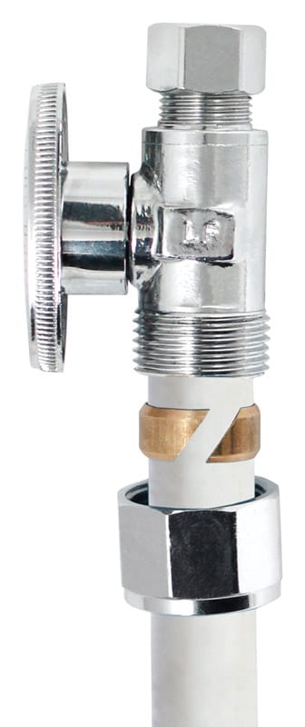 Plumb Pak PP2889EZ 1/2 in. Compression in. Compression Brass Straight Valve