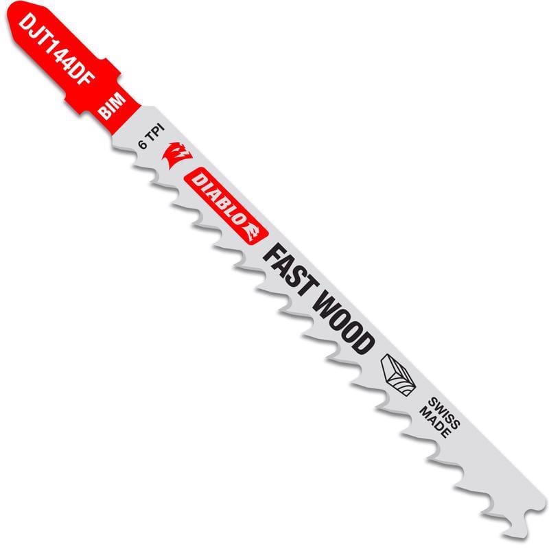 Diablo DJT144DF5 Jgsw Bim Wd 4" 6Tpi 5Pk
