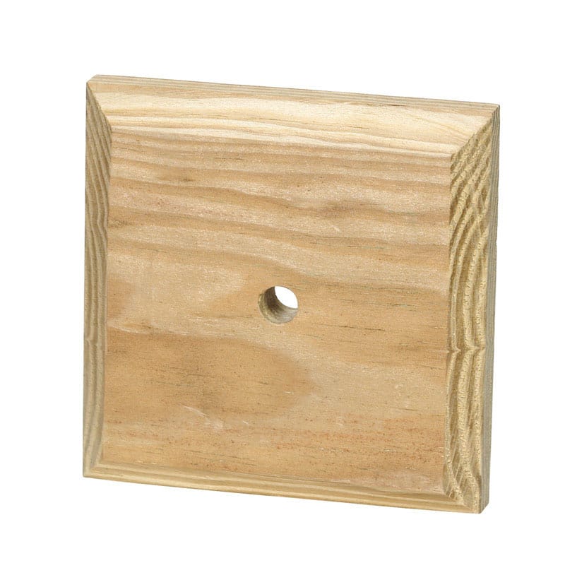 Waddell 116 4 in. W X 4 in. L Prefinished Brown Pine Post Cap