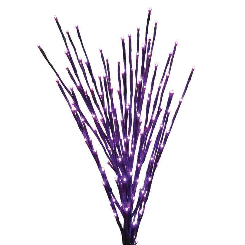 Celebrations LBST100BPLTWA Halloween Purple 32 in. LED Prelit Burst Halloween Decor