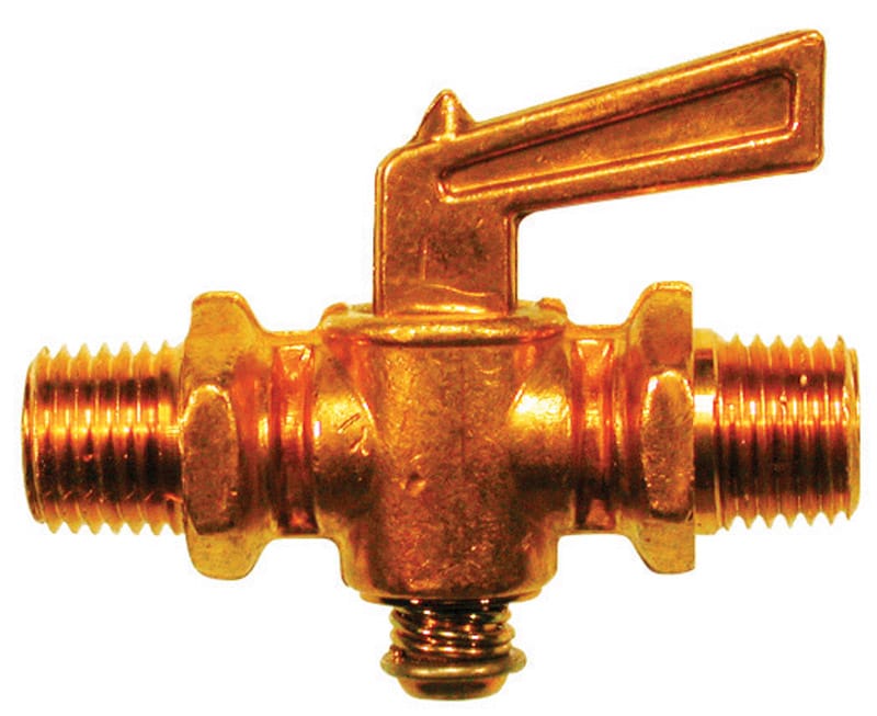 JMF Company 4174884 3/8 in. MIP MIP Brass Pipe Valve