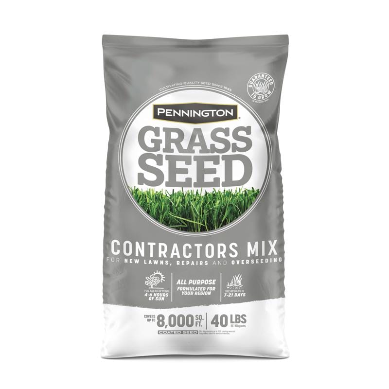 Pennington 100528346 Contractors Mix Full Sun/Light Shade Grass Seed 40 lb