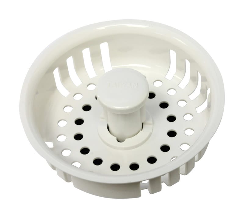 Plumb Pak PP820-26 3-1/2 in. D White Plastic Replacement Strainer Basket