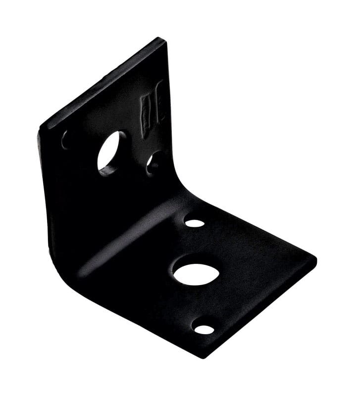 National Hardware N351-482 1.65 in. H X 1.5 in. W X 0.125 in. D Black Carbon Steel Inside/Outside Corner Brac