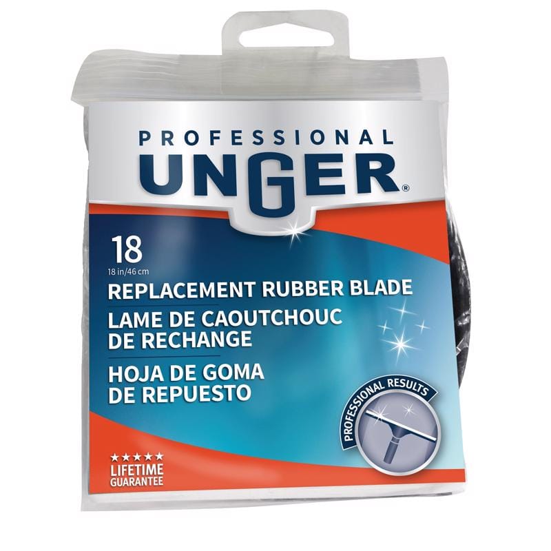 Unger 960210 Professional 18 in. Rubber Squeegee Replacement Blade
