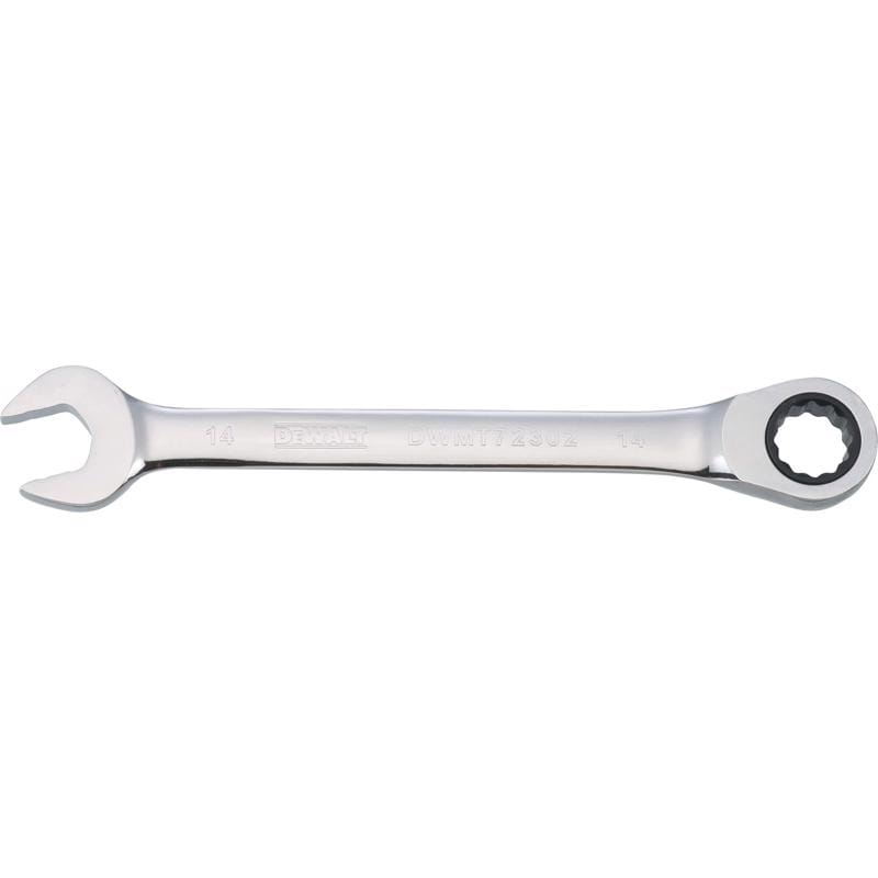 Dewalt DWMT72302OSP 14 mm X 14 mm 12 Point Metric Ratcheting Combination Wrench 7-5/32 in. L 1 pc