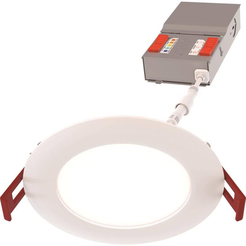 Juno 282KKF Acuity Brands Lighting Matte White 3.17 in. W Aluminum LED Canless Recessed Downlight 14.5 W