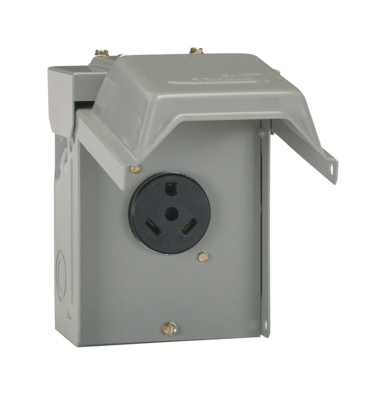 Ge U013PP Bolt-On 5.19 in. Power Outlet For A Openings