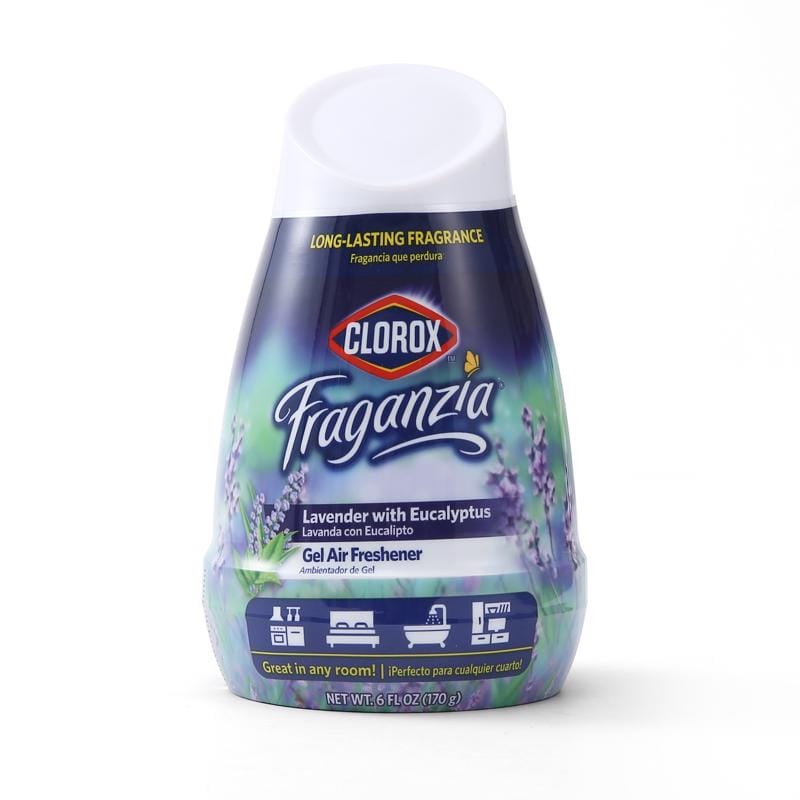 Clorox BBP28473 Fraganzia Lavender Scent Air Freshener 6 oz Gel 1 pk