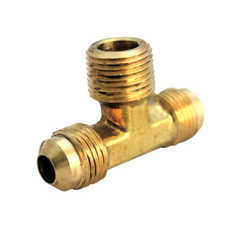 JMF Company 4506473 5/8 in. Flare X 1/2 in. D MPT Brass Branch Tee