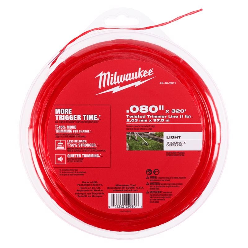 Milwaukee 49-16-2811 080 X 320 Trimmer Line