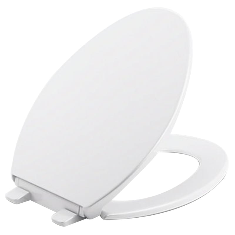 Kohler 20110-0 Brevia Slow Close Elongated White Plastic Toilet Seat