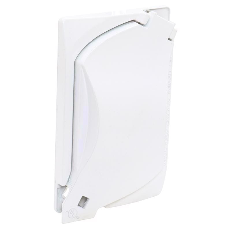Sigma Engineered Solutions 14147WH Rectangle Die-Cast Metal 1 gang 4.57 in. H X 2.81 in. W Universal Cover