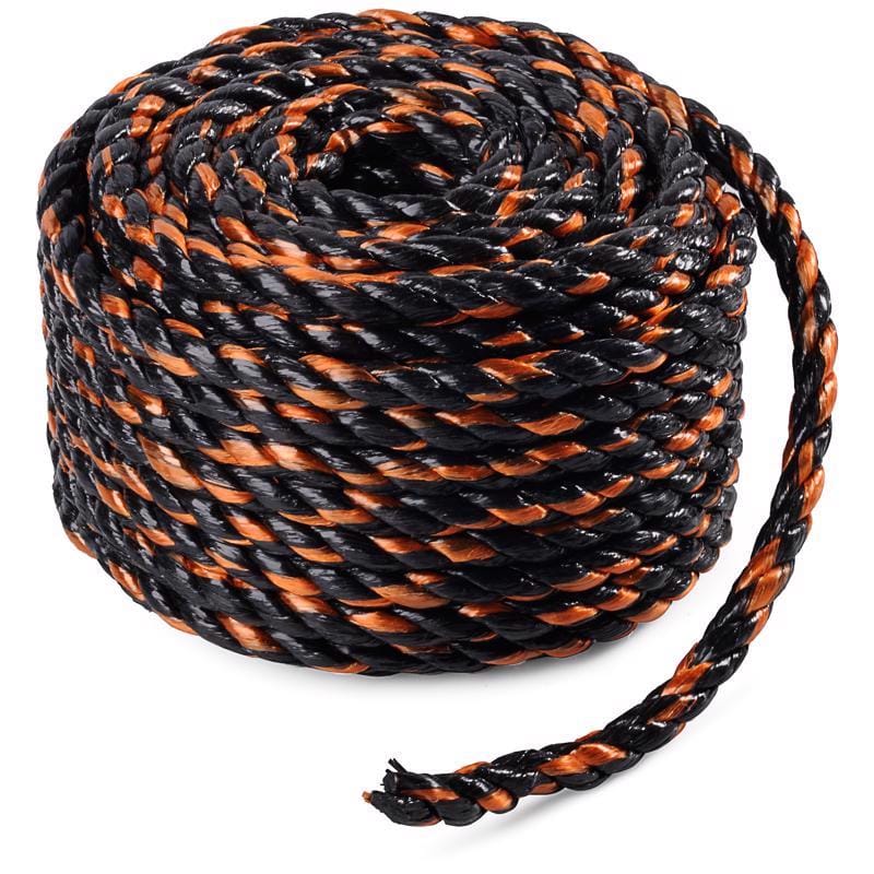 Keeper 07110 3/8 in. W X 50 ft. L Black/Orange Truck Rope 244 lb 1 pk