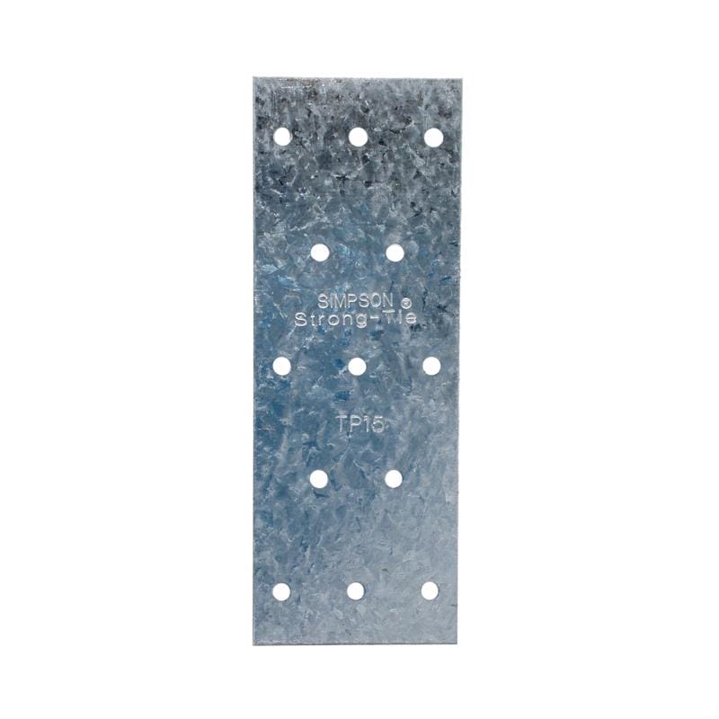 Simpson Strong-Tie TP15 5 in. H X 0.04 in. W X 1.8 in. L Galvanized Steel Tie Plate