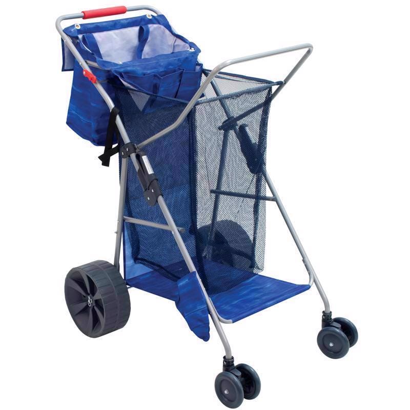 Rio Brands WWC6W-1822-1 41 in. H X 27 in. W X 36.3 in. D Collapsible Beach Cart