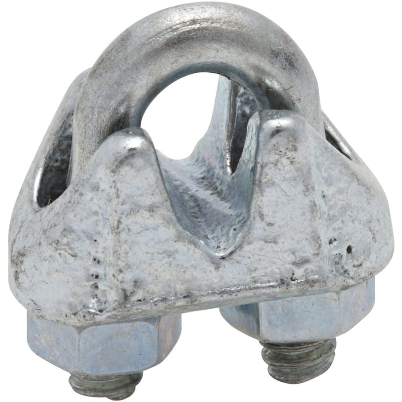 National Hardware N248-278 Zinc-Plated Steel Wire Cable Clamp