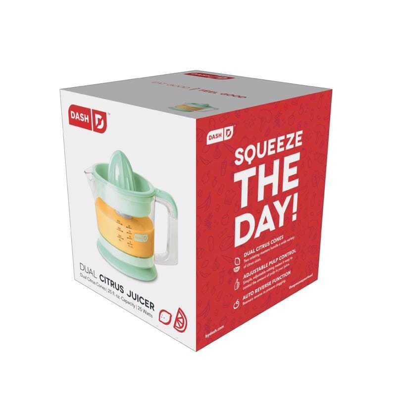 Dash JB065AQ Blue Plastic 25 oz Citrus Juicer