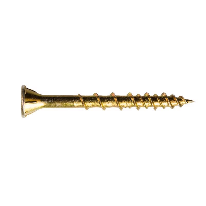 Simpson Strong-Tie WSV2S Strong-Drive No. 9 X 2 in. L T25 Yellow Zinc High/Low WSV Subfloor Screws 1 pk