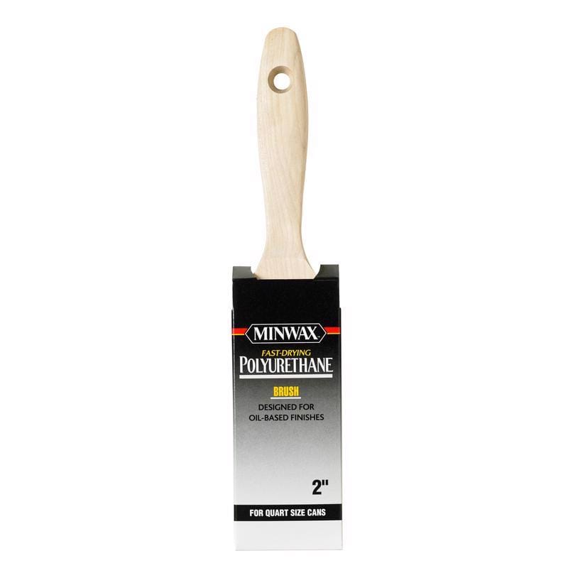 Minwax 427340200 Polyurethane 2 in. Flat Varnish Brush