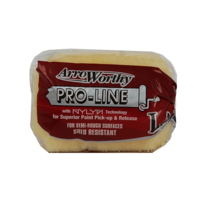 ArroWorthy 4FLD6 0400 Pro-Line Lamdel Polyester 4 in. W X 3/4 in. Paint Roller Cover 1 pk