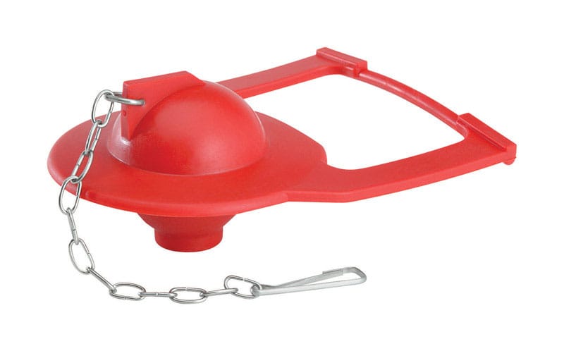 Korky 2011BP Hinge Toilet Flapper Red For Kohler