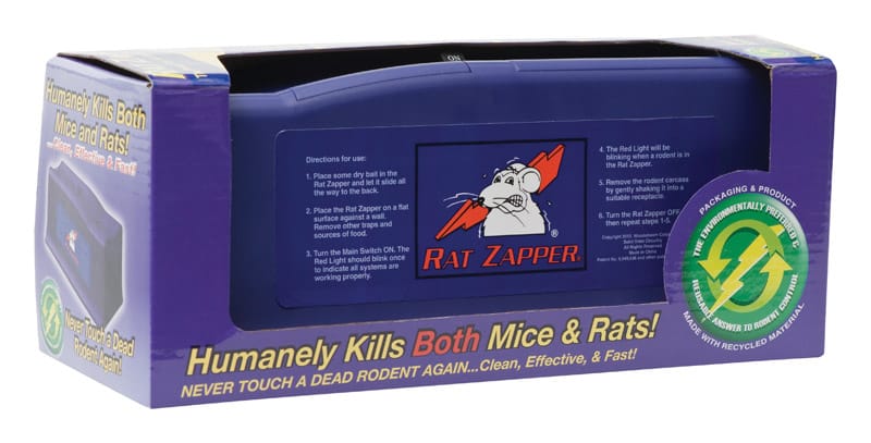 Rat Zapper RZC001-4 Medium Electronic Animal Trap For Rats 1 pk
