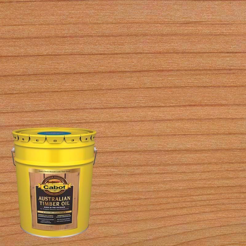 Cabot 140.0019400.008 Australian Timber Oil Low VOC Transparent Natural Oil-Based Alkyd Australian Timber Oil 5 gal