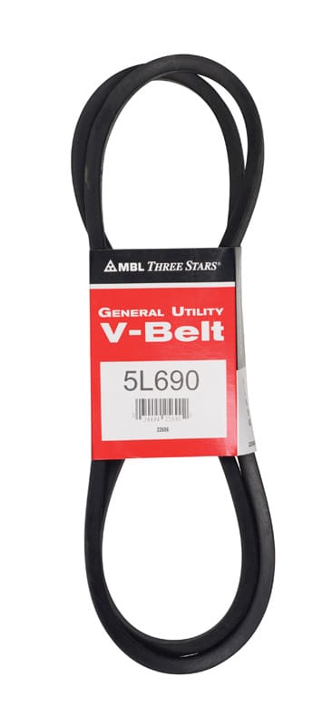 Mitsuboshi 5L690A FHP General Utility V-Belt 0.63 in. W X 69 in. L For Fractional Horsepower Motors