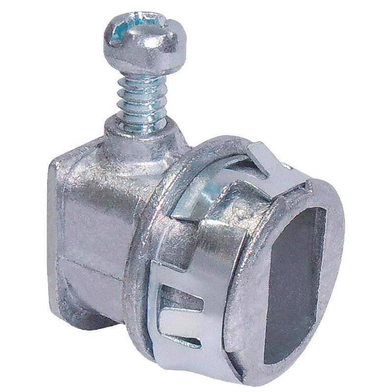 Sigma Engineered Solutions C-560 Snap Lock 3/8 in. D Die-Cast Zinc Flex Connector For AC and MC 25 pk
