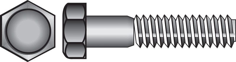 Hillman 7190336 1/2 in. D X 5 in. L Zinc Plated Steel Hex Bolt 25 pk