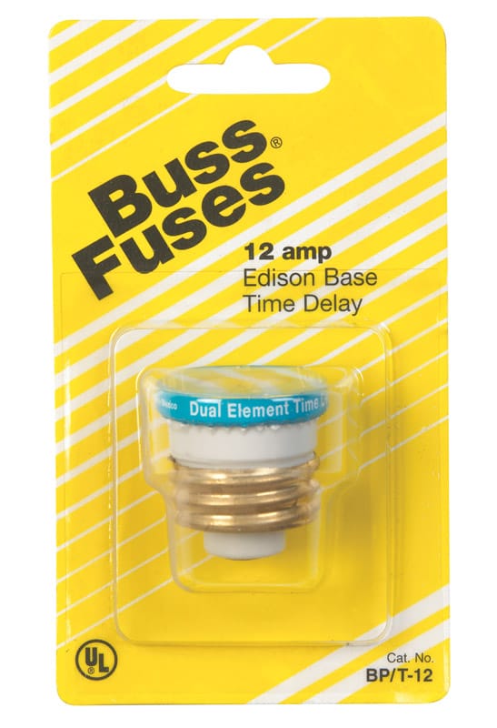 Bussmann BP/T-12 12 amps T-Type Plug 1 pk
