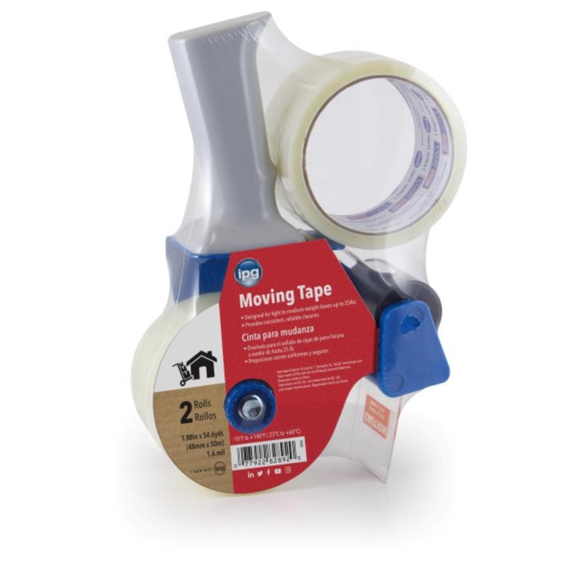 Ipg 2892 1.88 in. W X 54.6 yd L Packaging Tape with Dispenser 2 pk