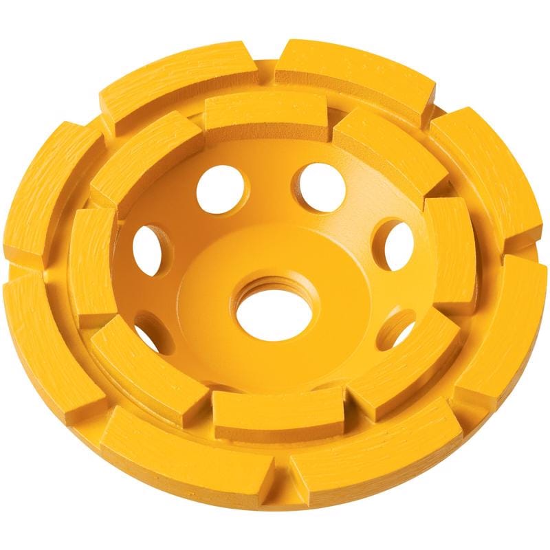 Dewalt DW4772 XP 4 in. D X 5/8-11 in. Double Row Cup Grinding Wheel 1 pk
