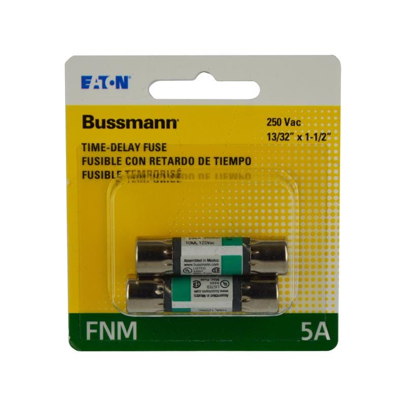 Bussmann BP/FNM-5 5 amps Midget Fuse 2 pk