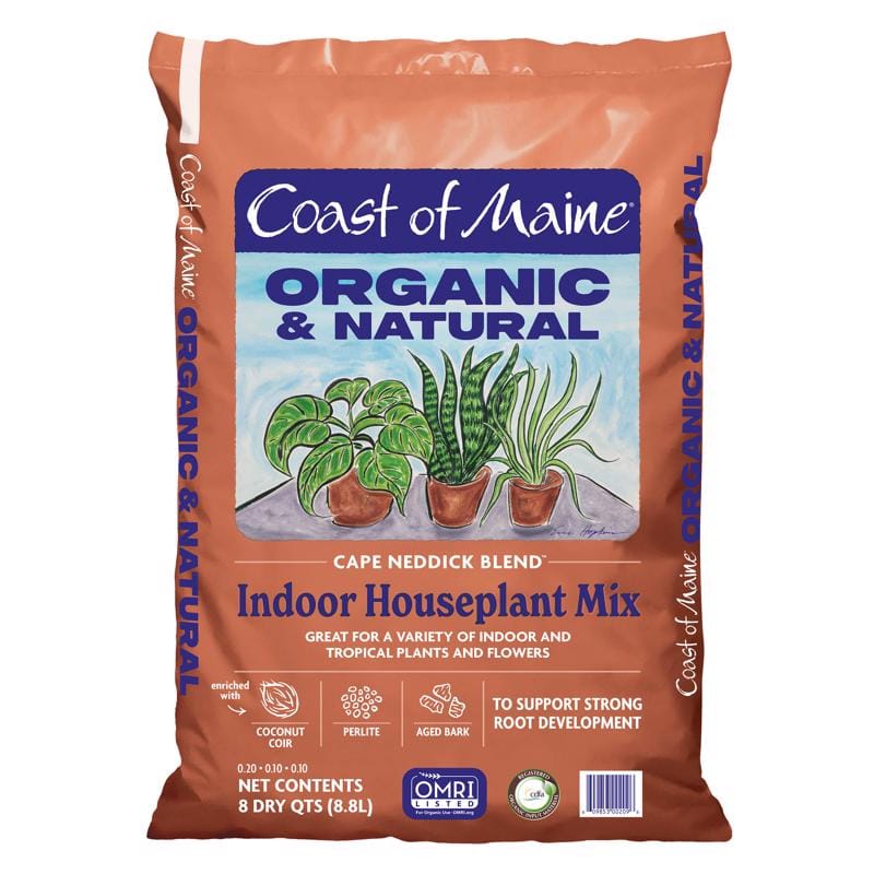 Coast of Maine HP4500 Cape Neddick Blend Organic Indoor Plant Potting Mix 8 qt. cap.