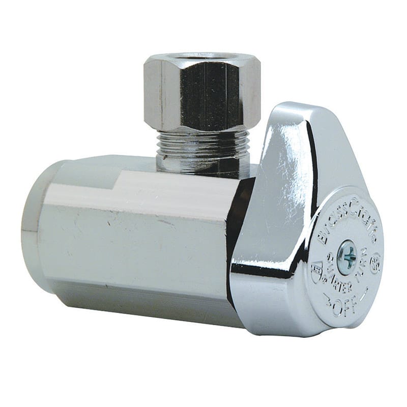 Brasscraft G2R17X C1 1/2 in. FPT X 3/8 in. Brass Angle Stop Valve