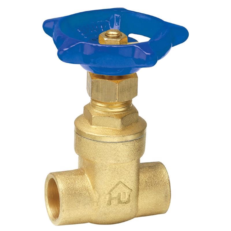 Homewerks 230-4-12 1/2 in. Sweat X 1/2 in. Sweat Brass Stop Valve