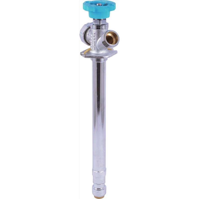 Sharkbite 24628LF 1/2 in. PTC X 3/4 in. MHT Anti-Siphon Brass Sillcock