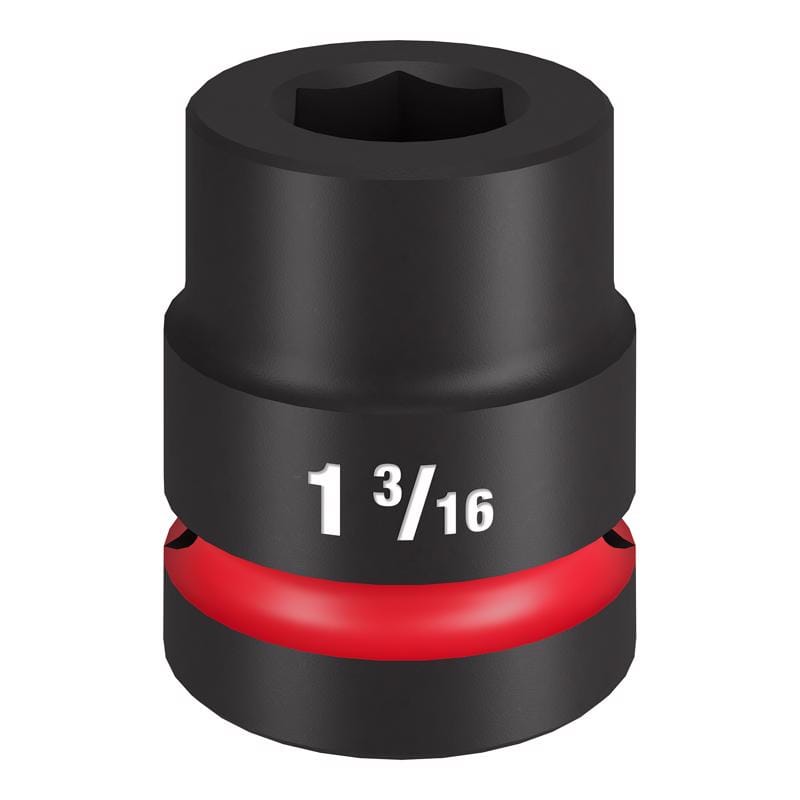 Milwaukee Tool 49-66-6551 Milwaukee 1-3/16 X 1 in. drive SAE 6 Point Impact Socket 1 pc