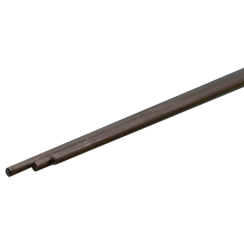 K&S 5506 0.093 in. D X 1 ft. L Steel 22 Ga. Music Wire