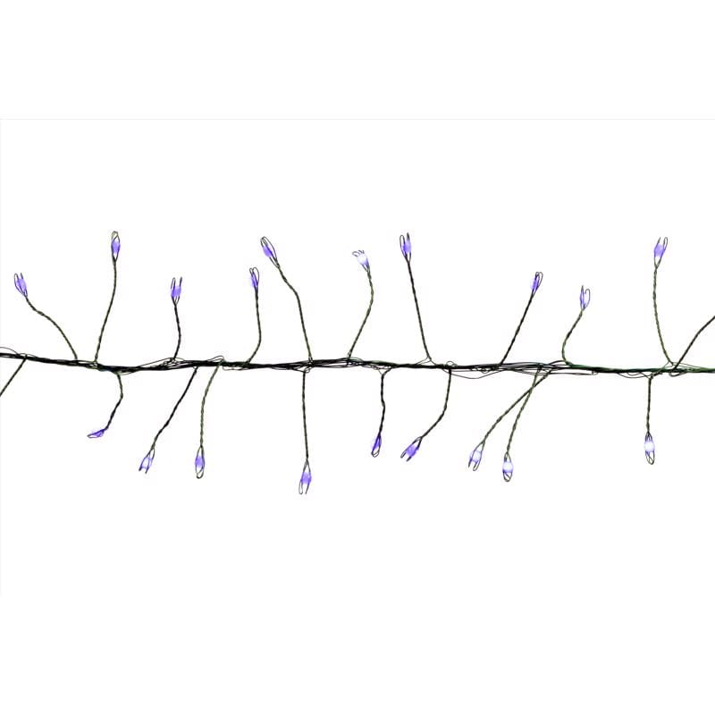 Celebrations BSCCX250BLA LED Big Seed Cluster Blue 250 ct String Christmas Lights 10 ft.