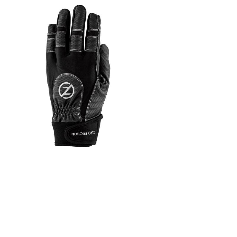 Zero Friction WG15010 Men's Compression-Fit Work Gloves Black One Size Fits Most 1 pair