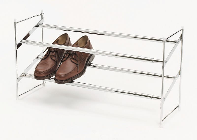 Whitmor 6023-210 8-3/4 in. H X 24 in. W X 14 in. L Steel Expanding and Stacking Shoe Rack