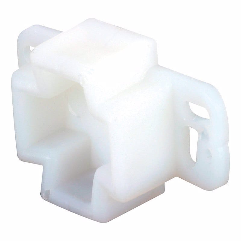 Prime-Line R 7261 Plastic Center Guide Drawer Track Back Plate 2 pk