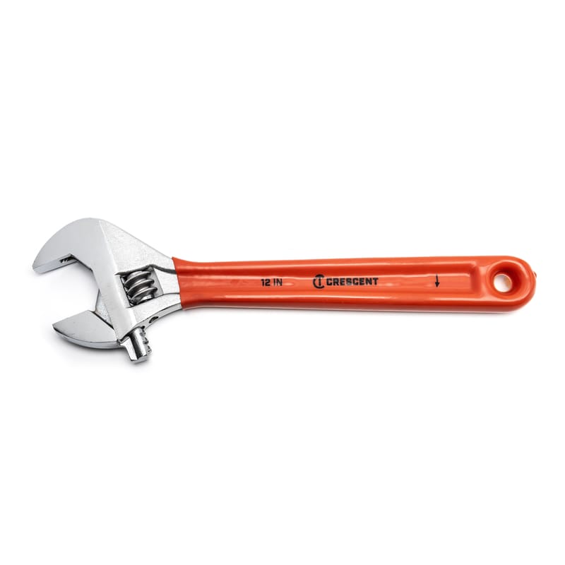 Crescent AC212CVS Metric and SAE Adjustable Wrench 12 in. L 1 pc