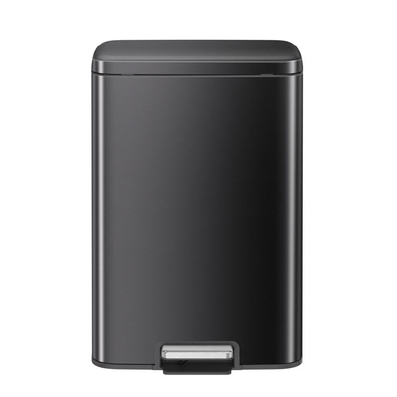 Eko EK9371GM-50L Maxwell 13.2 gal Gray Stainless Steel Step Pedal Trash Can